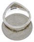 Silver Multicolor Inlay Ring Size 7-3/4 JX37980
